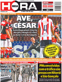 Capa do jornal Meia Hora 01/12/2017