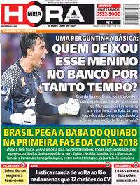 Capa do jornal Meia Hora 02/12/2017