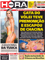 Capa do jornal Meia Hora 03/01/2017