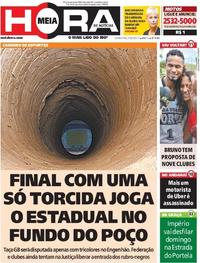 Capa do jornal Meia Hora 03/03/2017
