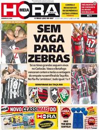 Capa do jornal Meia Hora 03/04/2017