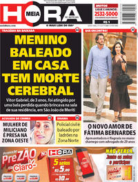 Capa do jornal Meia Hora 03/11/2017