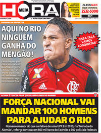 Capa do jornal Meia Hora 04/05/2017
