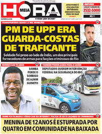 Capa do jornal Meia Hora 06/05/2017