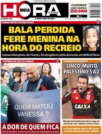 Capa do jornal Meia Hora 06/07/2017