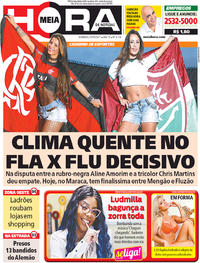 Capa do jornal Meia Hora 07/05/2017