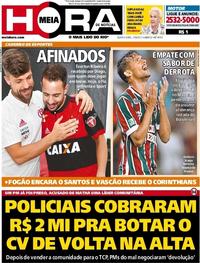 Capa do jornal Meia Hora 07/06/2017