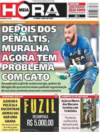 Capa do jornal Meia Hora 07/10/2017