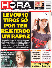 Capa do jornal Meia Hora 07/11/2017