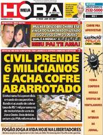 Capa do jornal Meia Hora 08/02/2017