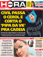 Capa do jornal Meia Hora 11/01/2017
