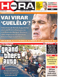 Capa do jornal Meia Hora 11/05/2017