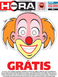 Capa do jornal Meia Hora 12/04/2017