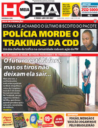 Capa do jornal Meia Hora 14/06/2017