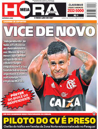 Capa do jornal Meia Hora 14/12/2017