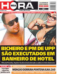 Capa do jornal Meia Hora 15/06/2017