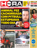 Capa do jornal Meia Hora 17/01/2017