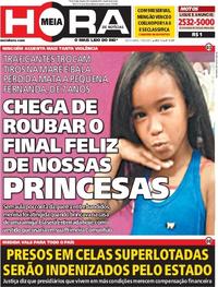 Capa do jornal Meia Hora 17/02/2017