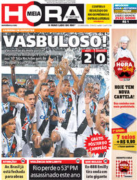 Capa do jornal Meia Hora 17/04/2017