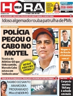 Capa do jornal Meia Hora 18/01/2017