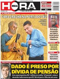 Capa do jornal Meia Hora 18/08/2017
