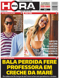 Capa do jornal Meia Hora 20/06/2017