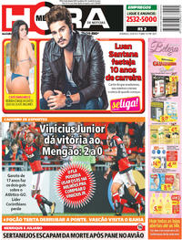 Capa do jornal Meia Hora 20/08/2017