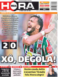 Capa do jornal Meia Hora 21/11/2017