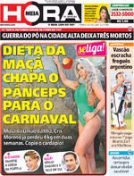 Capa do jornal Meia Hora 22/01/2017