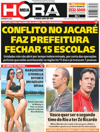 Capa do jornal Meia Hora 22/08/2017