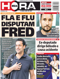 Capa do jornal Meia Hora 22/12/2017