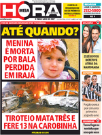 Capa do jornal Meia Hora 23/01/2017