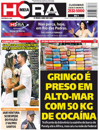 Capa do jornal Meia Hora 23/12/2017