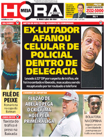 Capa do jornal Meia Hora 24/01/2017