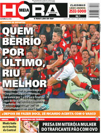 Capa do jornal Meia Hora 24/08/2017