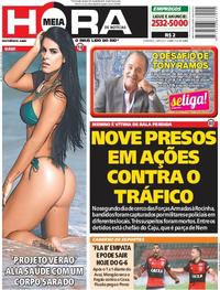 Capa do jornal Meia Hora 24/09/2017