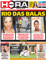 Capa do jornal Meia Hora 25/01/2017