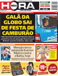 Capa do jornal Meia Hora 25/06/2017