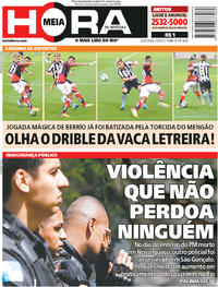 Capa do jornal Meia Hora 25/08/2017