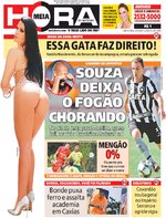 Capa do jornal Meia Hora 26/01/2017