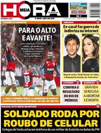 Capa do jornal Meia Hora 26/06/2017