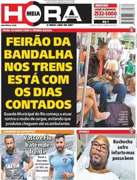 Capa do jornal Meia Hora 26/08/2017