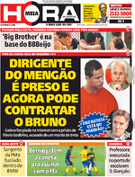 Capa do jornal Meia Hora 27/01/2017