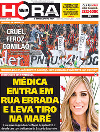 Capa do jornal Meia Hora 27/04/2017