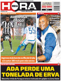 Capa do jornal Meia Hora 27/06/2017