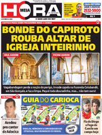 Capa do jornal Meia Hora 28/01/2017