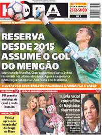 Capa do jornal Meia Hora 28/11/2017