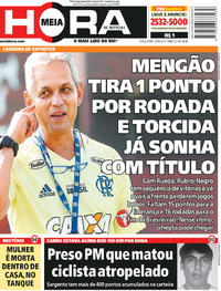 Capa do jornal Meia Hora 29/08/2017