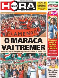 Capa do jornal Meia Hora 30/04/2017