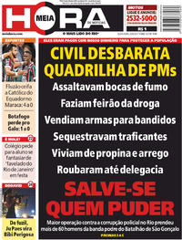 Capa do jornal Meia Hora 30/06/2017